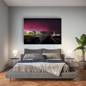 fanad-head-lighthouse-aurora-borealis-night Pano