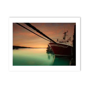fishing-boat-harbour-sunset-calm-waters PM