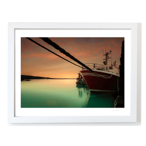 fishing-boat-harbour-sunset-calm-waters WF