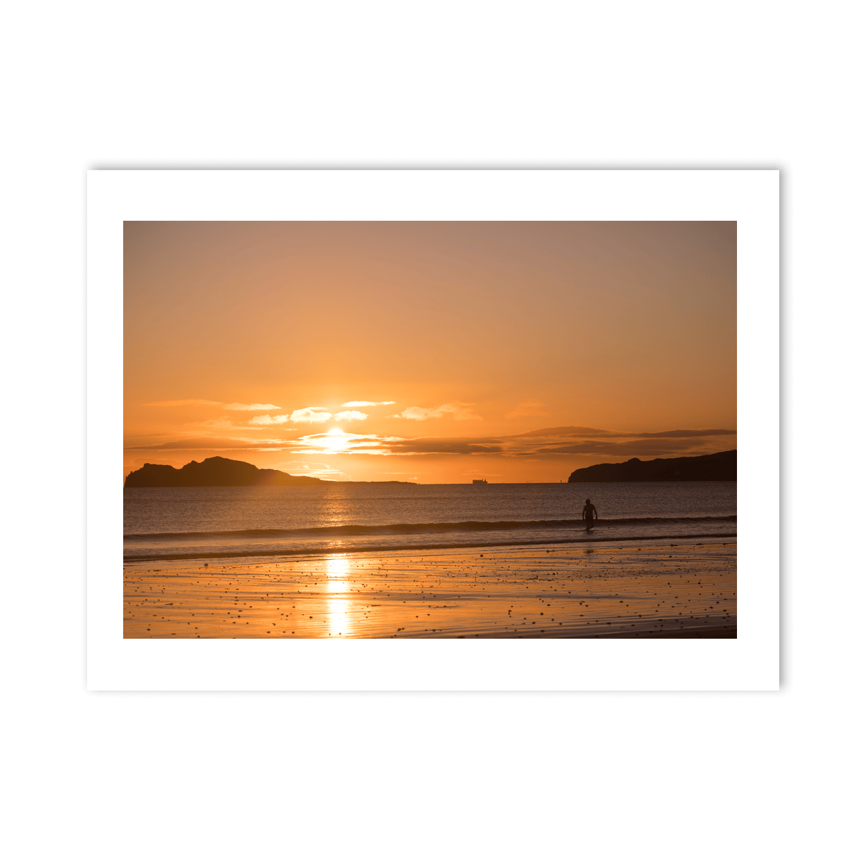 Nua Photography Print Fresh Start To The Day at Portmarnock Beach, Co. Dublin Portmarnock Beach Sunrise Print | Nua Photography