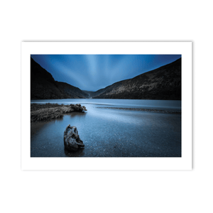 glendalough-upper-lake-moody-blue-hour PM