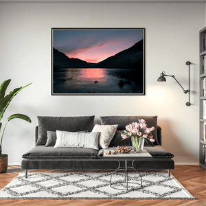 glendalough-upper-lake-sunset-glow BFW