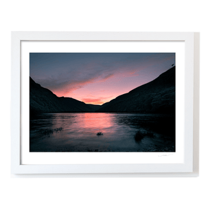 glendalough-upper-lake-sunset-glow WF
