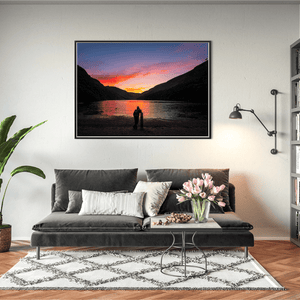 glendalough-upper-lake-sunset-silhouette BFW