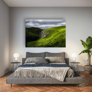 glenmacnass-waterfall-valley-moody-sky Pano