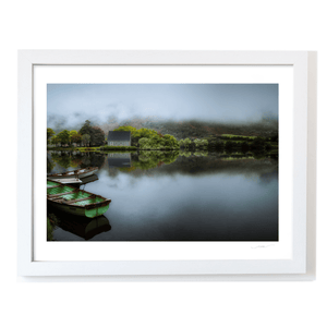 Nua Photography Print Gougane Barra Church on a Misty Morning, Co. Cork Gougane Barra Church Misty Morning Print | Nua Photography