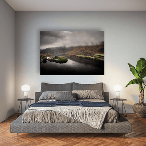 Nua Photography Print Gougane Barra Church Misty Morning Reflection, Co. Cork Gougane Barra Church Misty Morning Reflection Print | Nua Photography