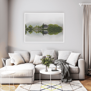 Nua Photography Print Gougane Barra Church Misty Morning Reflection, Co. Cork (3) Gougane Barra Church Misty Morning Reflection Print | Nua Photography