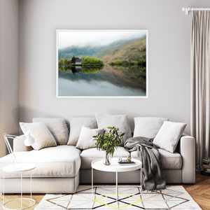 Nua Photography Print Gougane Barra Church Misty Morning Reflection, Co. Cork (4) Gougane Barra Church Misty Morning Reflection Print | Nua Photography