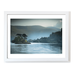 Nua Photography Print Gougane Barra Lake and Island on a Misty Morning, Co. Cork Gougane Barra Lake Misty Morning Print | Nua Photography