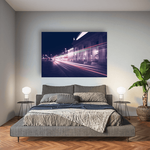 Nua Photography Print GPO O'Connell Street Light Trails at Night, Dublin City GPO O'Connell Street Light Trails Night Print | Nua Photography
