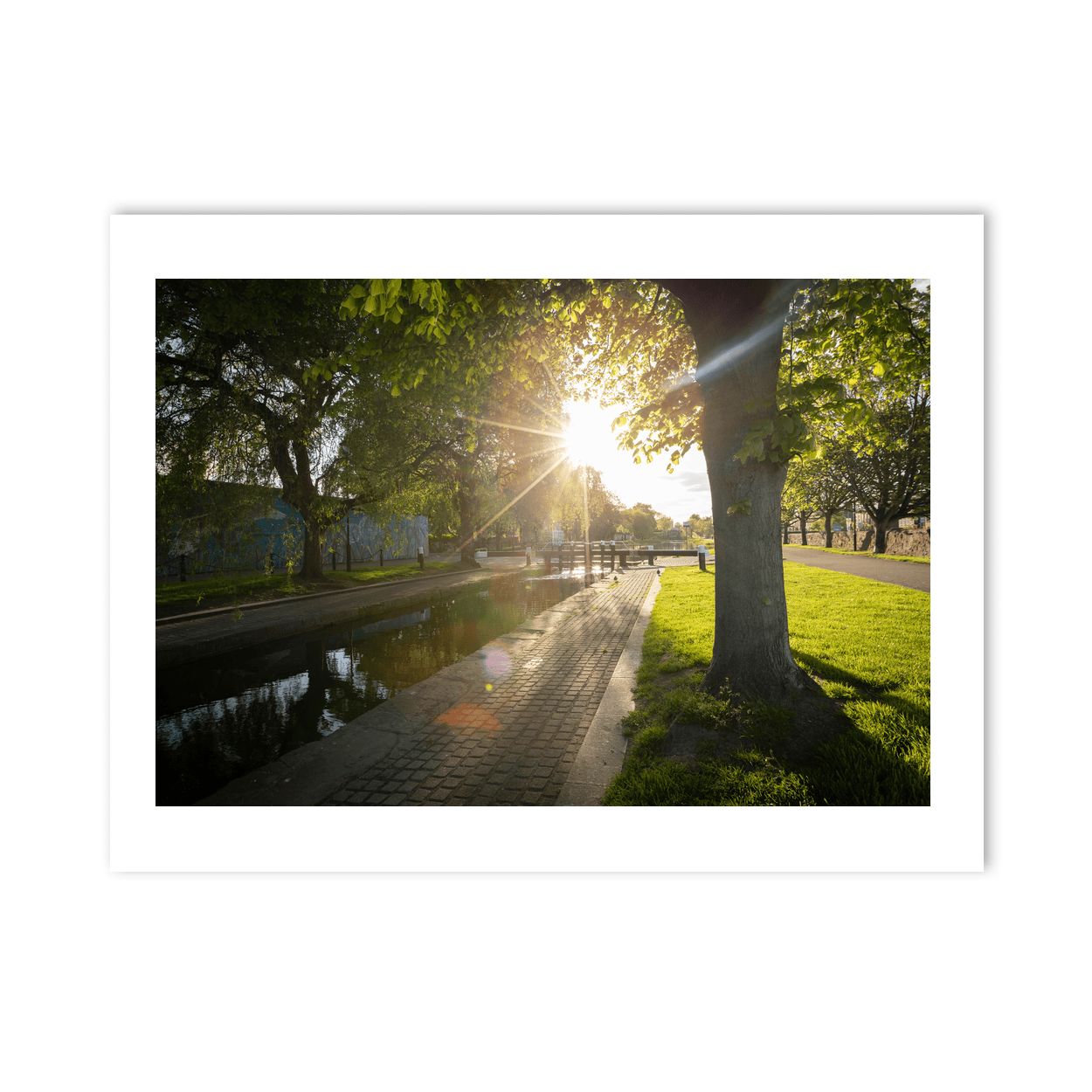 grand-canal-lock-golden-sunburst-summer PM