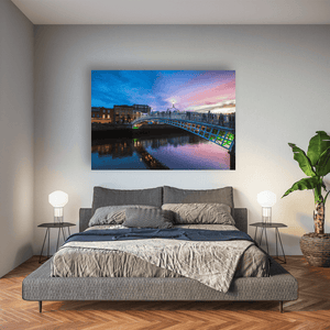 ha-penny-bridge-sunset-river-liffey Pano
