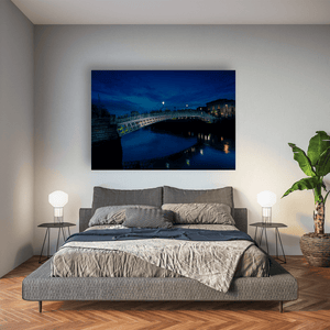 hapenny-bridge-blue-hour-night Pano