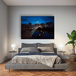 hapenny-bridge-blue-hour-reflections Pano