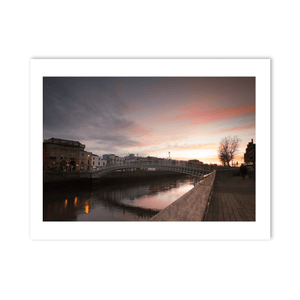 hapenny-bridge-sunset-river-liffey-2 PM
