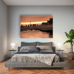 hapenny-bridge-sunset-river-liffey-3 Pano