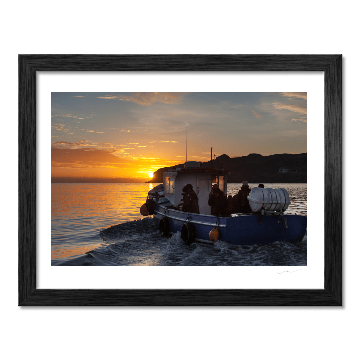 Nua Photography Print Heading For The Bailey Fishing Boat at Sunrise, Howth Co. Dublin Heading For The Bailey Howth Sunrise | Nua Photography