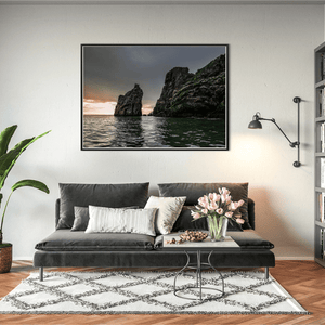 Nua Photography Print Heading For The Bailey Sea Stacks at Sunset, Howth Co. Dublin Heading For The Bailey Howth Sea Stacks | Nua Photography