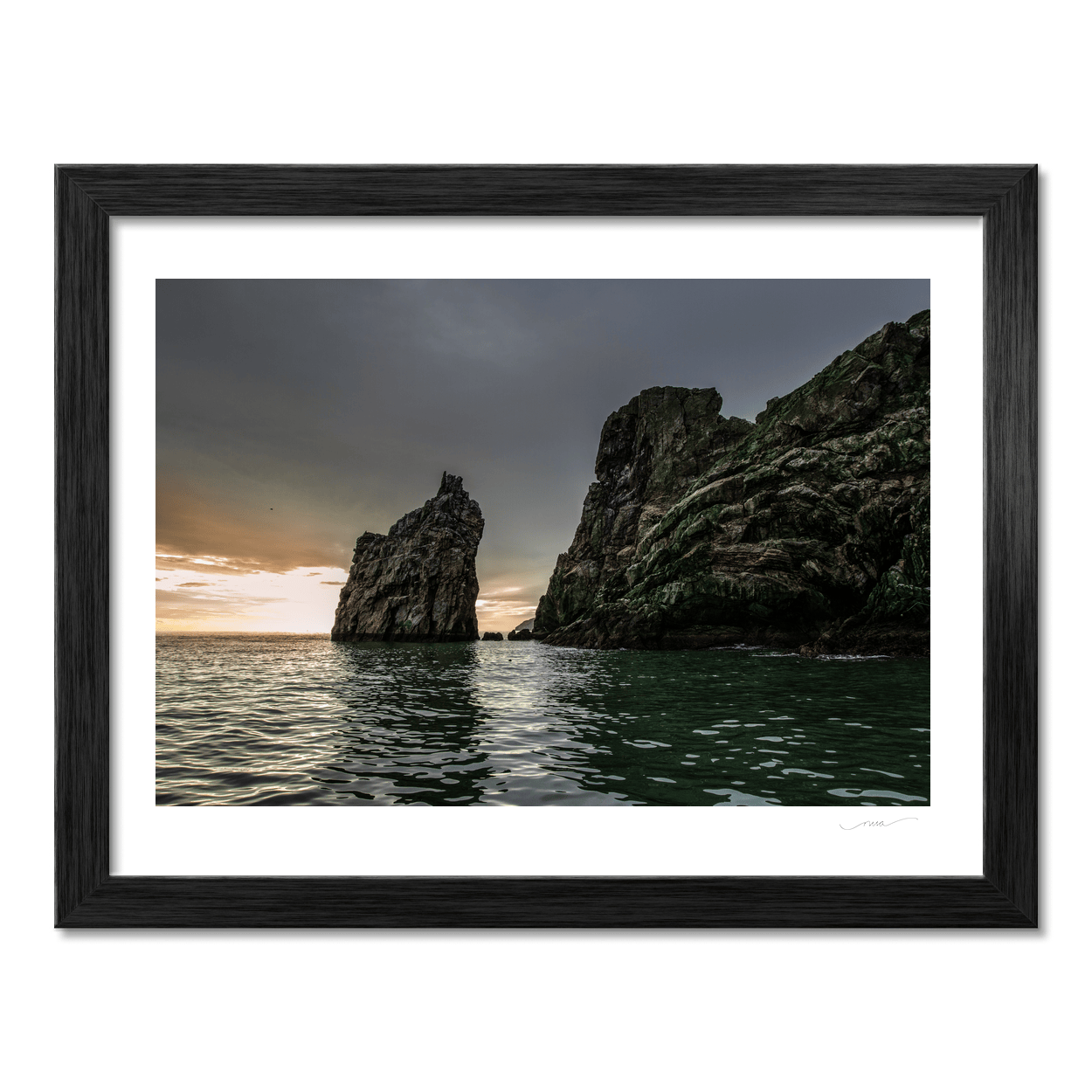 Nua Photography Print Heading For The Bailey Sea Stacks at Sunset, Howth Co. Dublin Heading For The Bailey Howth Sea Stacks | Nua Photography