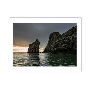 Nua Photography Print Heading For The Bailey Sea Stacks at Sunset, Howth Co. Dublin Heading For The Bailey Howth Sea Stacks | Nua Photography