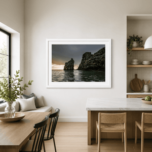 Nua Photography Print Heading For The Bailey Sea Stacks at Sunset, Howth Co. Dublin Heading For The Bailey Howth Sea Stacks | Nua Photography