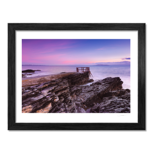 Nua Photography Print High Rock Crimson Sky at Sunset, Portmarnock Co. Dublin High Rock Portmarnock Crimson Sky Print | Nua Photography