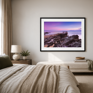 Nua Photography Print High Rock Crimson Sky at Sunset, Portmarnock Co. Dublin High Rock Portmarnock Crimson Sky Print | Nua Photography