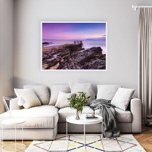 Nua Photography Print High Rock Crimson Sky at Sunset, Portmarnock Co. Dublin High Rock Portmarnock Crimson Sky Print | Nua Photography