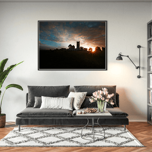 hill-of-slane-ruins-sunset-sunburst BFW