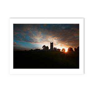 hill-of-slane-ruins-sunset-sunburst PM