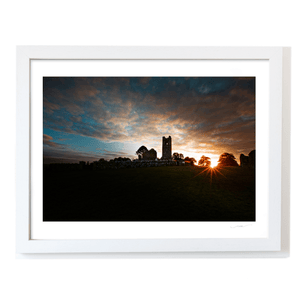 hill-of-slane-ruins-sunset-sunburst WF