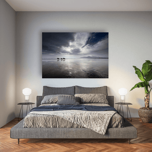horse-riders-beach-dramatic-sky-mourne-mountains Pano