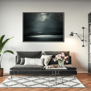 Nua Photography Print Sign of Rain Over Howth Bay, Co. Dublin Sign of Rain Over Howth Bay Print | Nua Photography