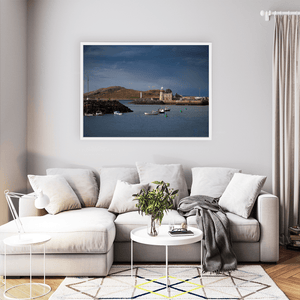 Nua Photography Print Howth Harbour Lighthouse with Ireland's Eye, Co. Dublin Howth Harbour Lighthouse Ireland's Eye | Nua Photography