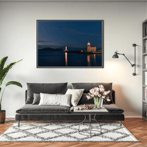 Nua Photography Print Howth Harbour Lighthouse at Night, Co. Dublin Howth Harbour Lighthouse at Night Print | Nua Photography