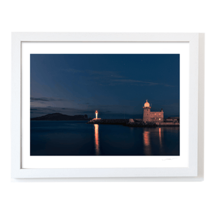 Nua Photography Print Howth Harbour Lighthouse at Night, Co. Dublin Howth Harbour Lighthouse at Night Print | Nua Photography