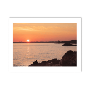 Nua Photography Print Howth Harbour Sunset with Golden Glow, Co. Dublin Howth Harbour Sunset Golden Glow | Nua Photography