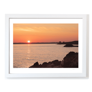 Nua Photography Print Howth Harbour Sunset with Golden Glow, Co. Dublin Howth Harbour Sunset Golden Glow | Nua Photography