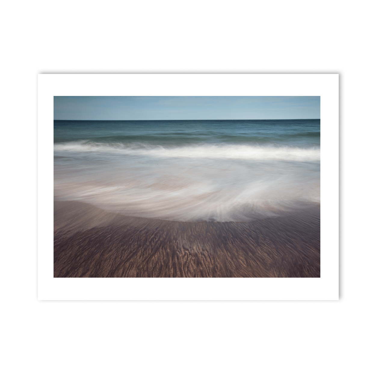 Nua Photography Print Icelandic Black Sand Beach Wave Motion, Iceland Icelandic Black Sand Beach Wave Motion Print | Nua Photography
