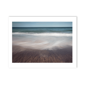 Nua Photography Print Icelandic Black Sand Beach Wave Motion, Iceland Icelandic Black Sand Beach Wave Motion Print | Nua Photography