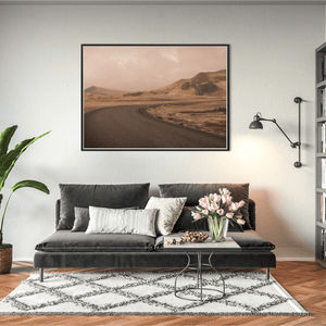 Nua Photography Print Lonely Farmhouse on the Icelandic Highlands, Iceland Lonely Farmhouse Icelandic Highlands Print | Nua Photography