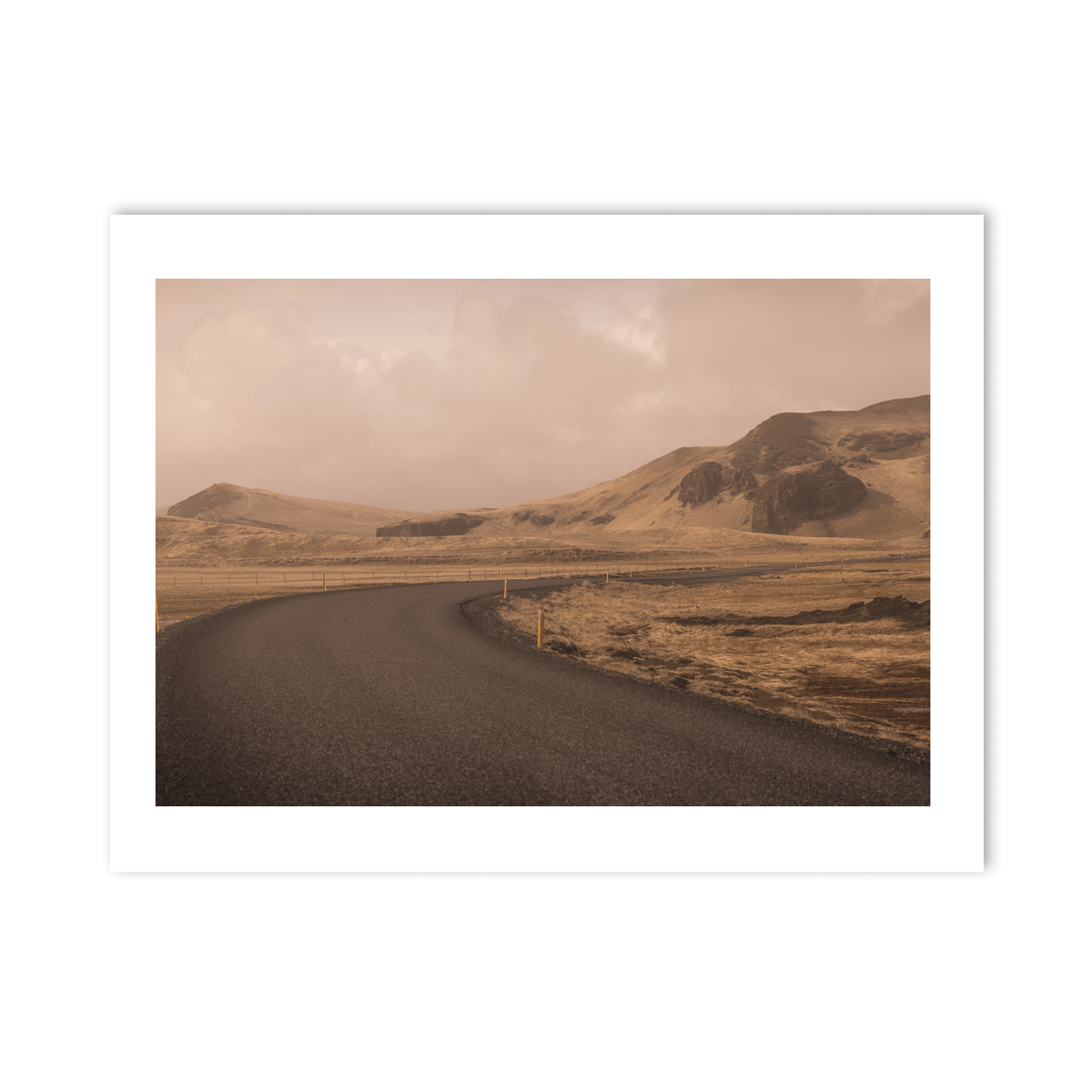 Nua Photography Print Lonely Farmhouse on the Icelandic Highlands, Iceland Lonely Farmhouse Icelandic Highlands Print | Nua Photography