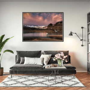 Nua Photography Print Mountain Lake at Sunset, Iceland Mountain Lake at Sunset Iceland Print | Nua Photography