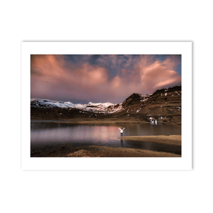 Nua Photography Print Mountain Lake at Sunset, Iceland Mountain Lake at Sunset Iceland Print | Nua Photography