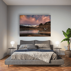 Nua Photography Print Mountain Lake at Sunset, Iceland Mountain Lake at Sunset Iceland Print | Nua Photography