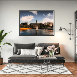 Nua Photography Print Royal Hospital Kilmainham Formal Gardens and Fountain, Dublin City Royal Hospital Kilmainham Gardens Fountain Print | Nua Photography