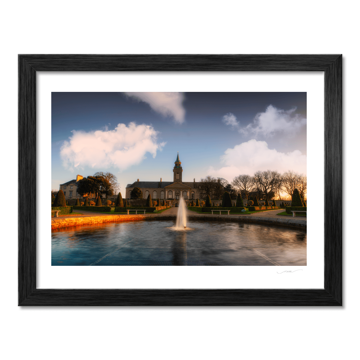 Nua Photography Print Royal Hospital Kilmainham Formal Gardens and Fountain, Dublin City Royal Hospital Kilmainham Gardens Fountain Print | Nua Photography