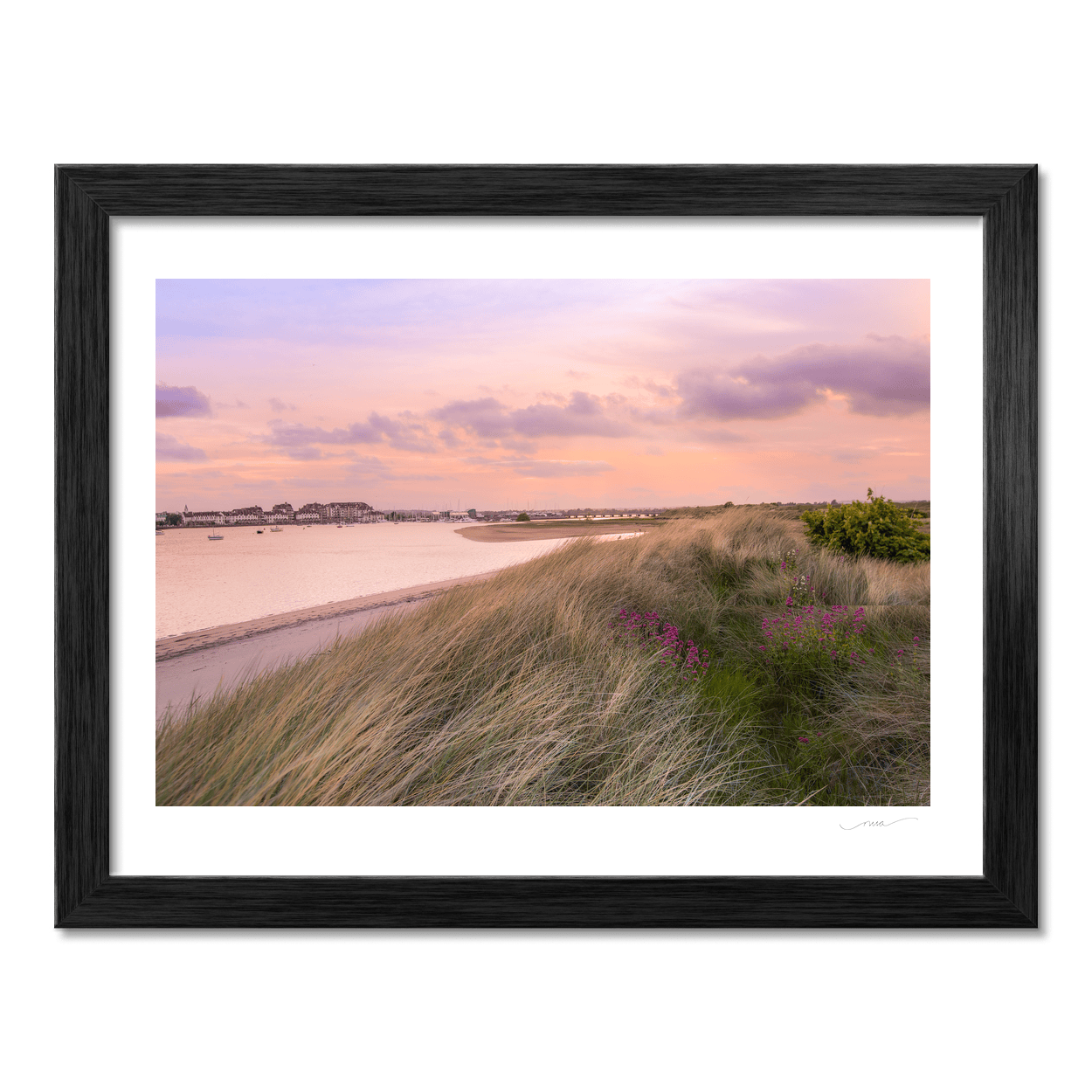 Nua Photography Print Island Golf Club View to Malahide at Sunset, Donabate Co. Dublin Island Golf Club View to Malahide Sunset | Nua Photography