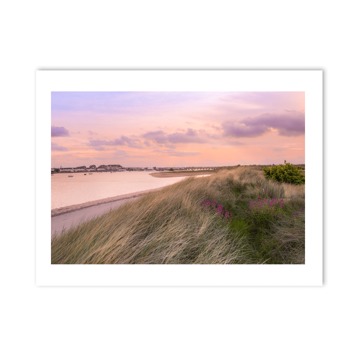 Nua Photography Print Island Golf Club View to Malahide at Sunset, Donabate Co. Dublin Island Golf Club View to Malahide Sunset | Nua Photography